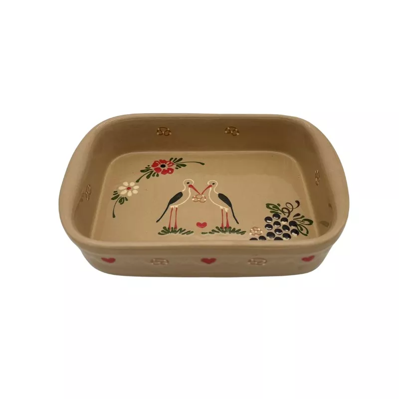 Plat à Lasagne N°4 de 35.5 x 24 cm Taupe Cigogne 