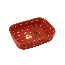 Plat à Lasagne N°4 de 35.5 x 24 cm Rouge Männele 