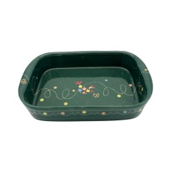 Plat à Lasagne N°4 de 35.5 x 24 cm Vert Cocotte 