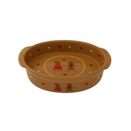 Plat Ovale N°1 de 28 cm Taupe Männele 
