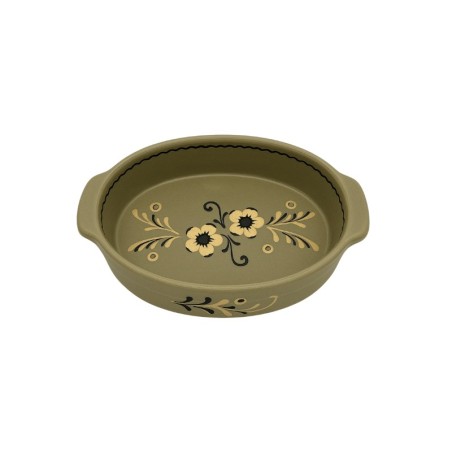 Plat Ovale N°3 de 38 cm Églantine 