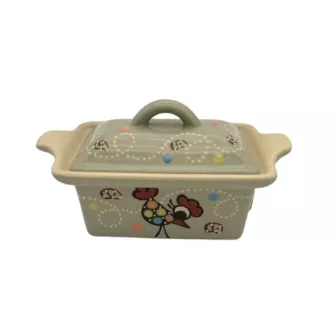 Terrine à Pâté N°1 de 23 x 12 cm Gris Ciel Cocotte
