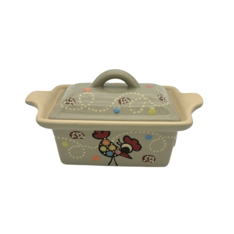Terrine à Pâté N°1 de 23 x 12 cm Gris Ciel Cocotte 