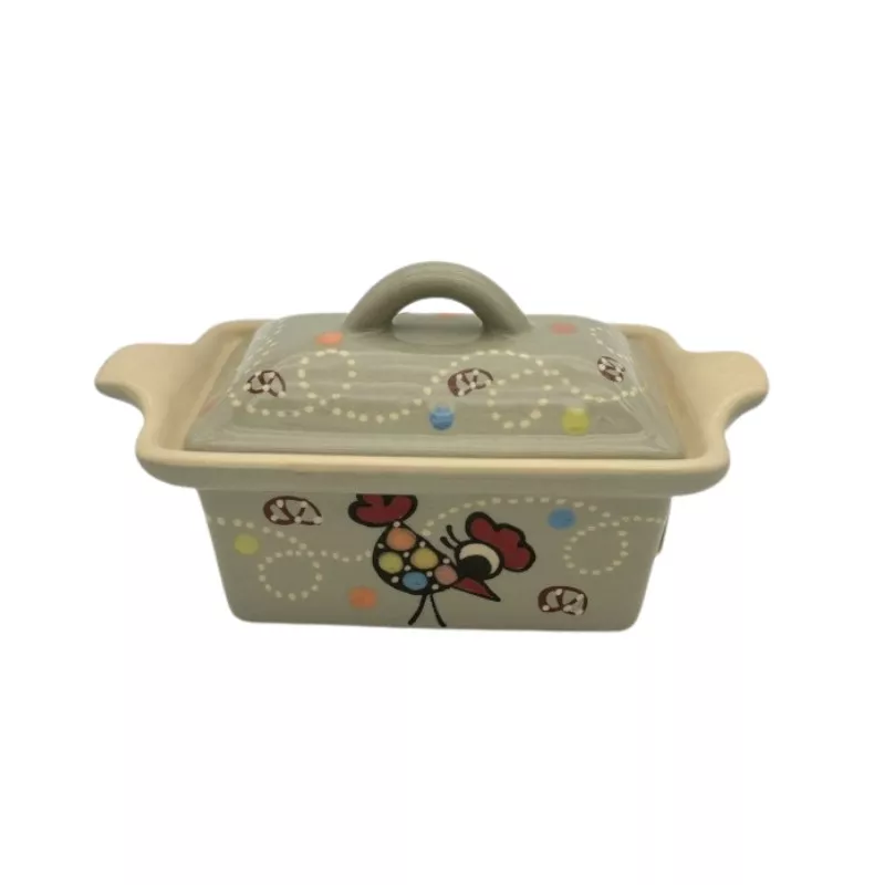 Terrine à Pâté N°1 de 23 x 12 cm Gris Ciel Cocotte 