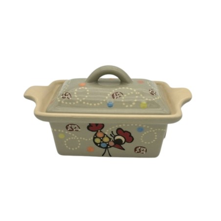 Terrine à Pâté N°1 de 23 x 12 cm Gris Ciel Cocotte 