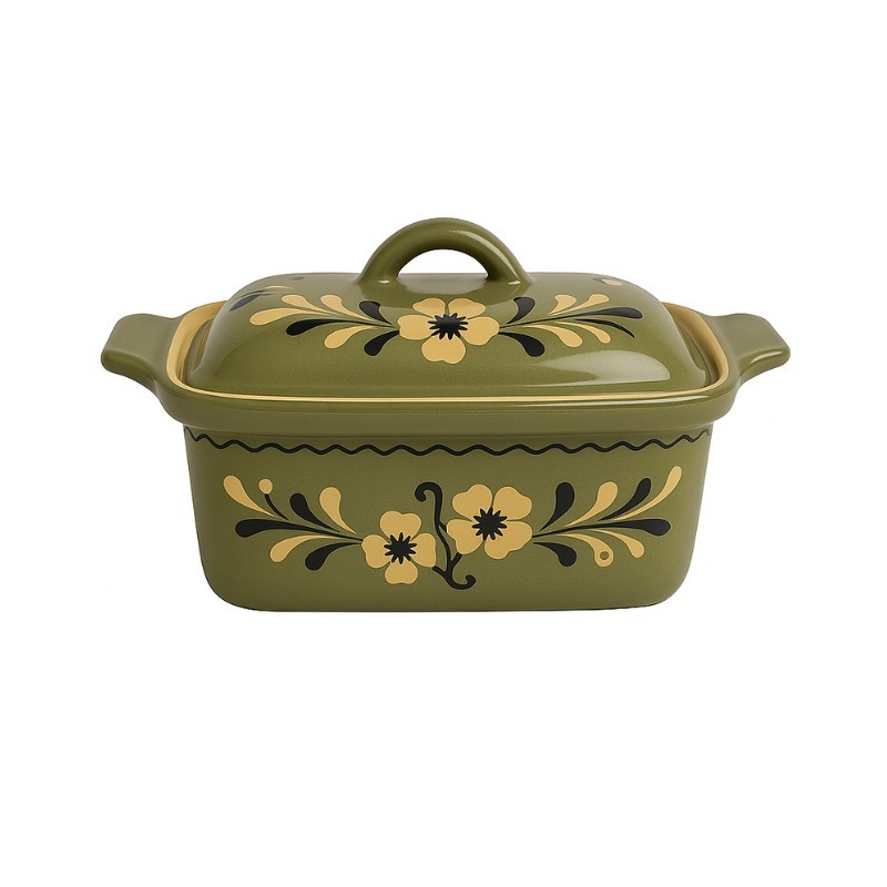 Terrine à Pâté N°2 de 30 x 13 cm Églantine 