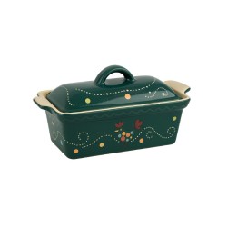 Terrine à Pâté N°2 de 30 x 13 cm Vert Cocotte 