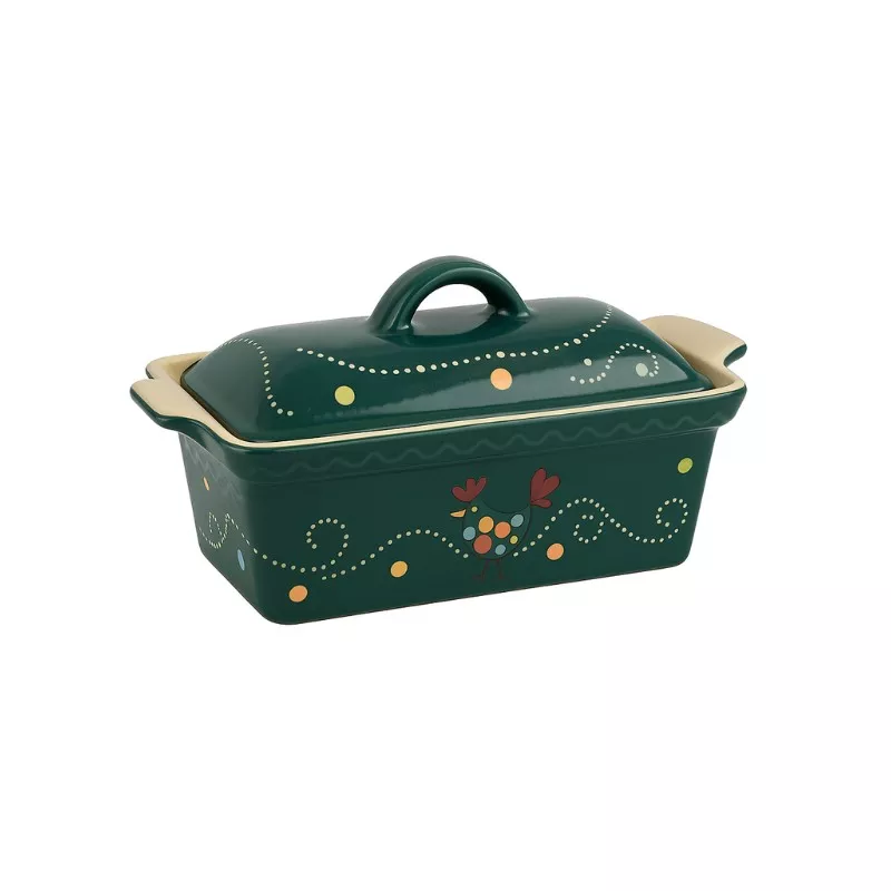 Terrine à Pâté N°2 de 30 x 13 cm Vert Cocotte 