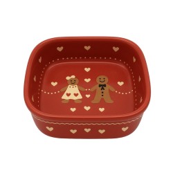 Plat Carré N°1 de 18.5 x 16 cm Rouge Männele 