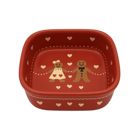 Plat Carré N°1 de 18.5 x 16 cm Rouge Männele 