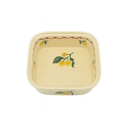 Plat Carré N°3 de 27 x 24 cm  Nature Mirabelle 