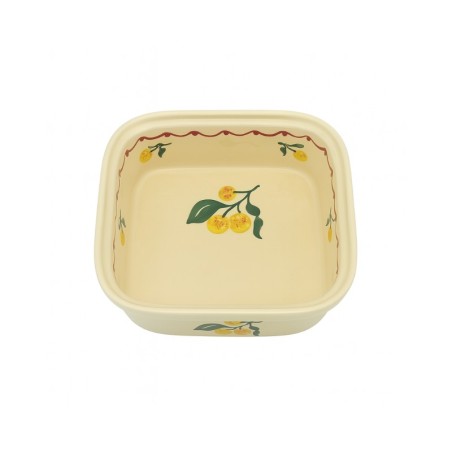 Plat Carré N°3 de 27 x 24 cm  Nature Mirabelle 