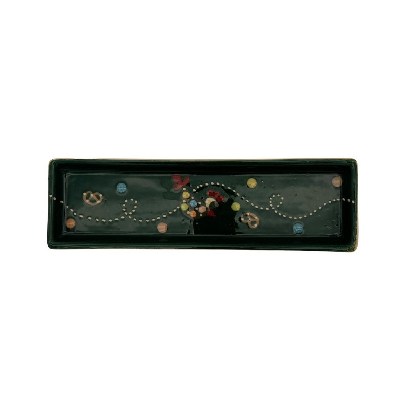 Repose cuillère de 27 x 7 cm Vert Cocotte 