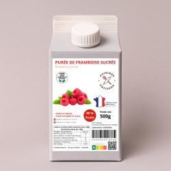 Purée de framboise sucrée 500g | CuisinezPâtissez
