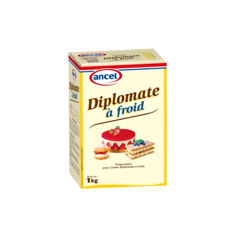 Préparation pour crème diplomate à froid 1 kg – Ancel | CuisinezPâtissez