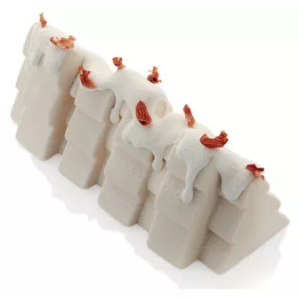 Moule à bûche Forêt silicone Silikomart
