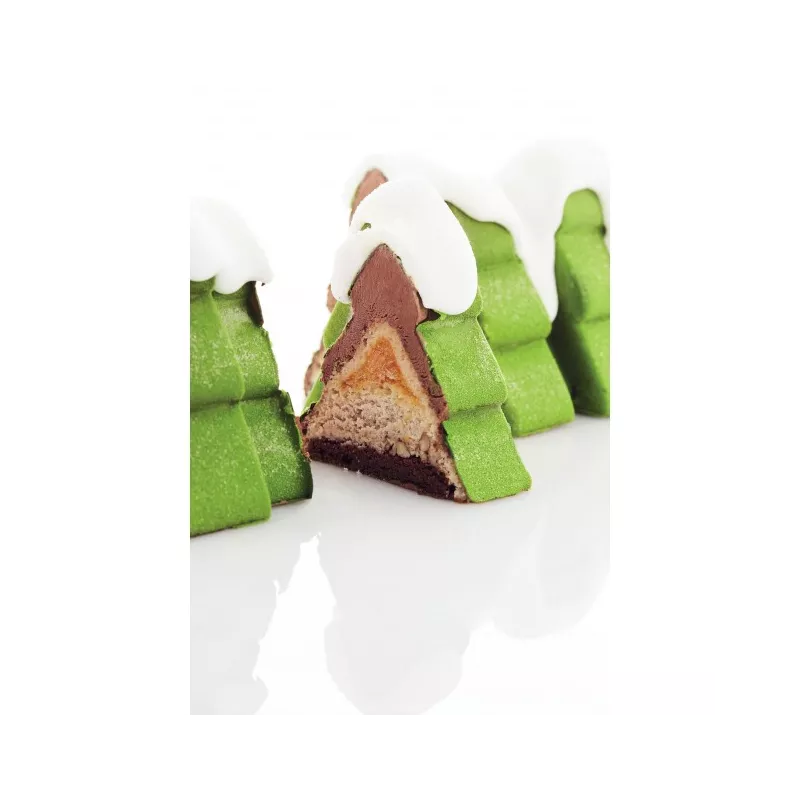 Moule à bûche Forêt silicone Silikomart
