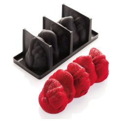 Moule à bûche Père Noël | CuisinezPâtissez