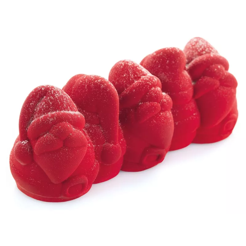 Moule à bûche Père Noël silicone 3D 1300 ml