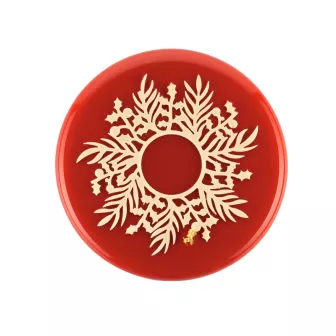 Moule silicone décor guirlande couronne Noël 14,5 cm