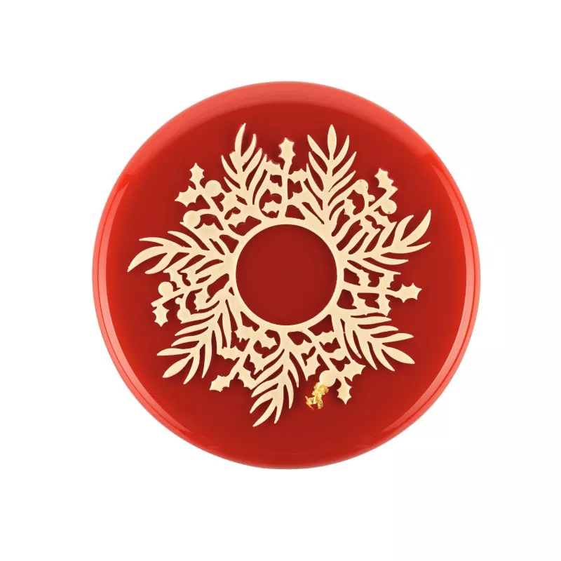 Moule silicone décor guirlande couronne Noël 14,5 cm