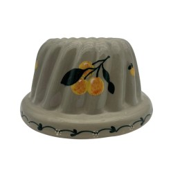 Kougelhopf N°8 de 24 cm Gris Mirabelle - Poterie Alsacienne Siegfried