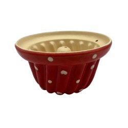 Kougelhopf N°8 de 24 cm Rouge Männele - Poterie Alsacienne Siegfried