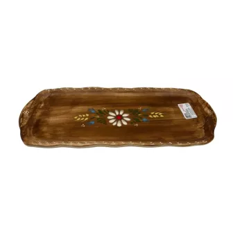 Plat à Cake de 37 x 15.5 cm Faux-Bois