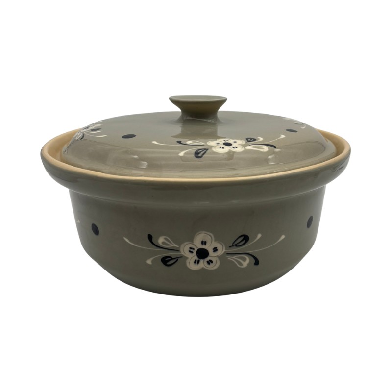 Terrine Ronde N°2 de 24 cm Églantine