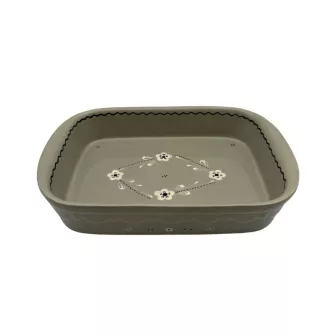 Plat à Lasagne N°1 de 24 x 16.5 cm Églantine