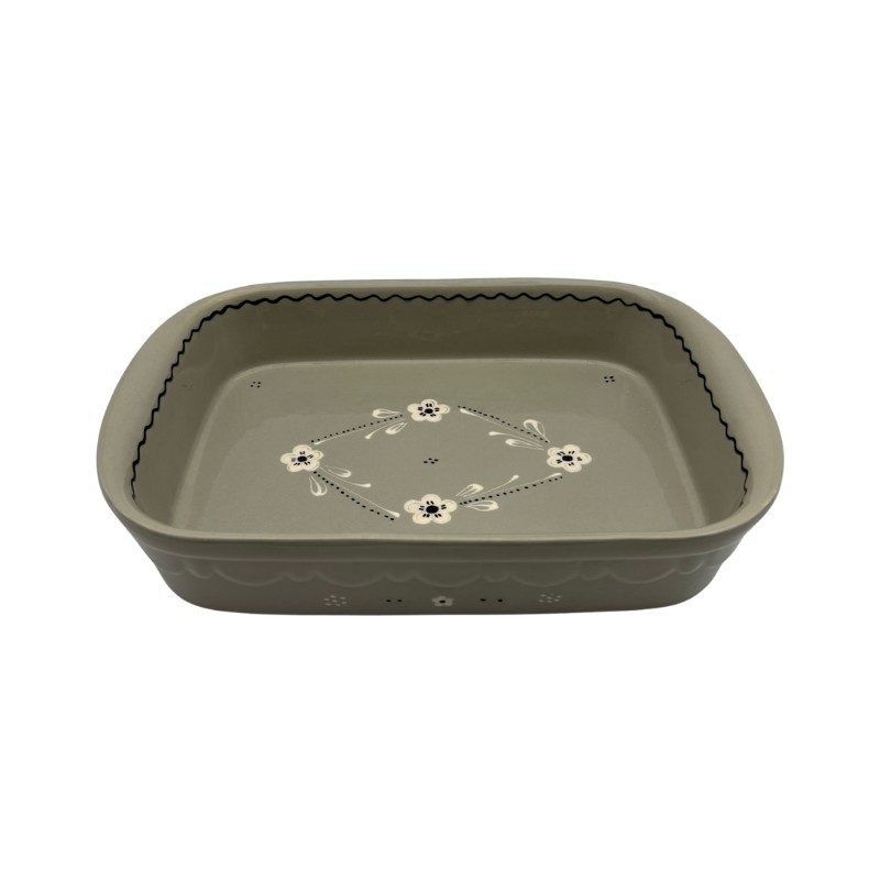 Plat à Lasagne N°5 de 40 x 27 cm Églantine