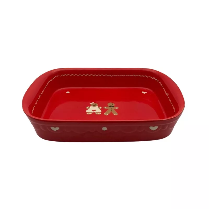 Plat à Lasagne N°4 de 35.5 x 24 cm Rouge Männele