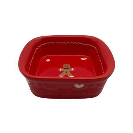 Plat Carré N°1 de 18.5 x 16 cm Rouge Männele