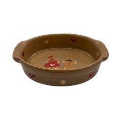 Plat Ovale N°1 de 28 cm Taupe Männele