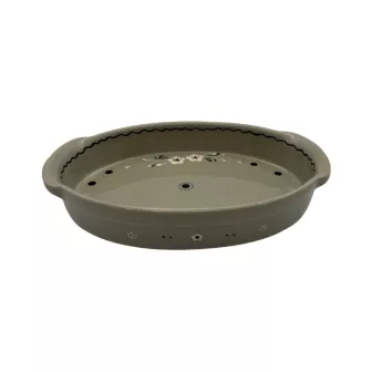 Plat Ovale N°3 de 38 cm Églantine