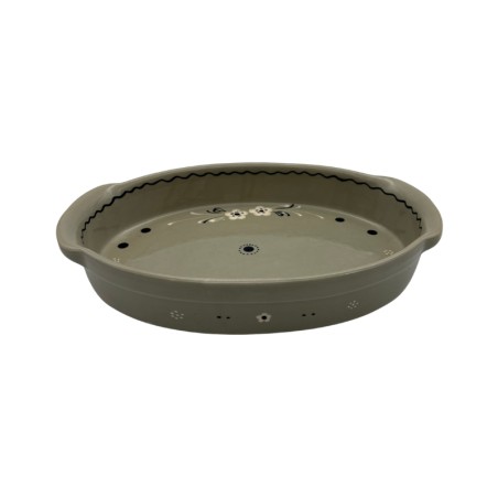 Plat Ovale N°3 de 38 cm Églantine