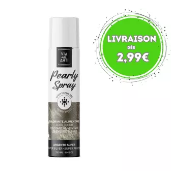 Spray colorant argent effet métallisé 250 ml