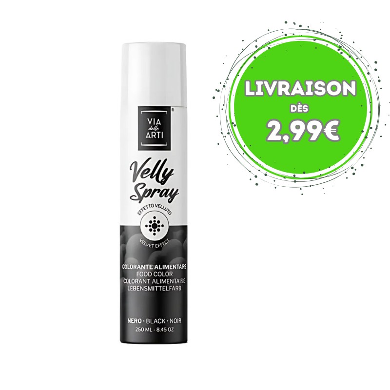 Bombe Colorant - Effet Velours - Spray colorant | CuisinezPâtissez