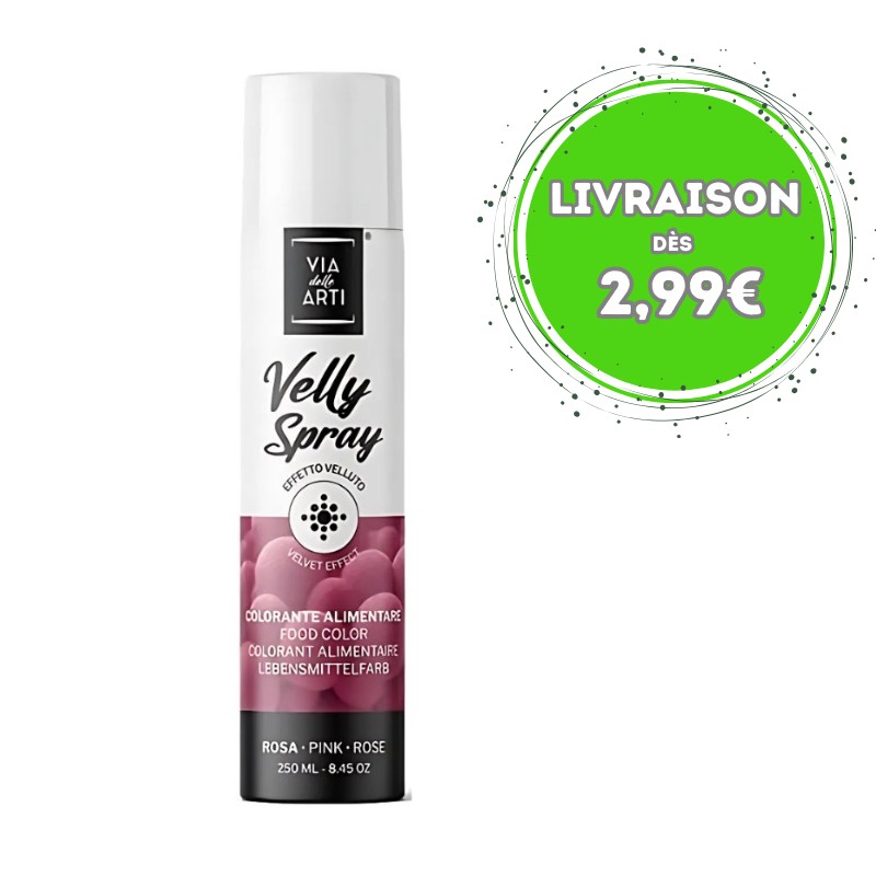 Bombe Colorant - Effet Velours - Spray colorant | CuisinezPâtissez