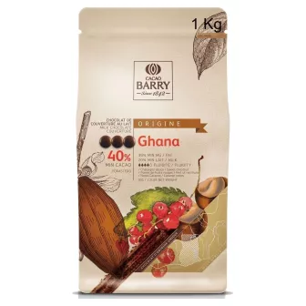 Chocolat Lait Ghana 40% Barry Callebaut