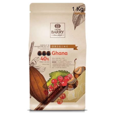 Chocolat au lait Ghana 40% 1 Kg