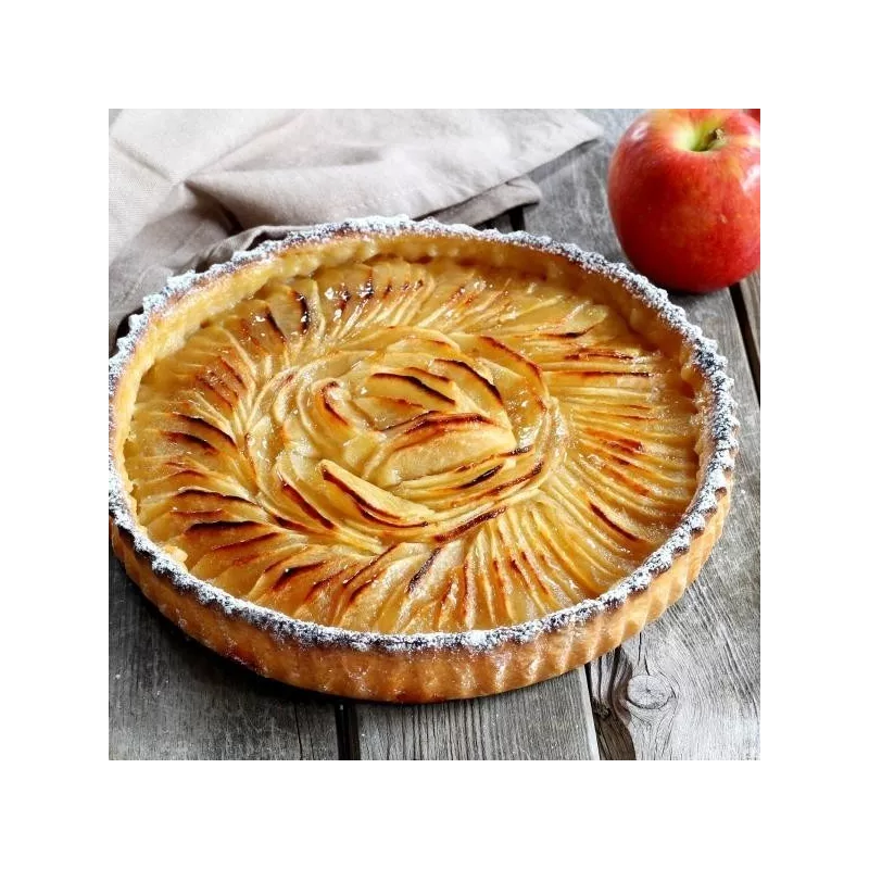 Moule à tarte cannelé 26 cm fer blanc fond mobile