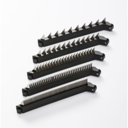 Mandoline inox Compact-PRO Basalte – 2 peignes effileurs 4 & 10 mm | CuisinezPâtissez