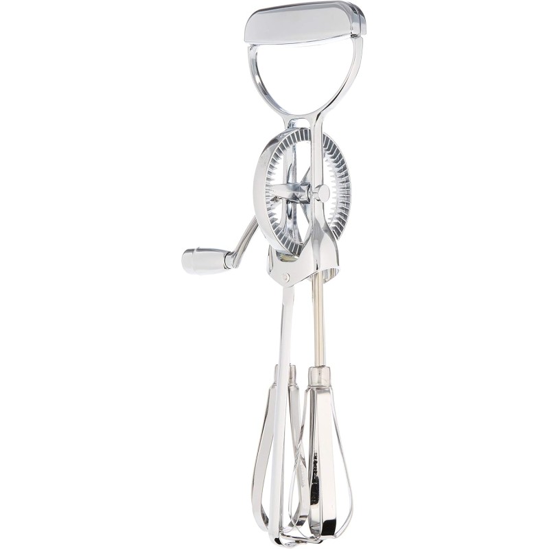 Batteur mélangeur à manivelle inox – mélange rapide manuel | CuisinezPâtissez