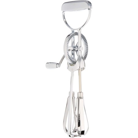 Batteur mélangeur à manivelle inox – mélange rapide manuel