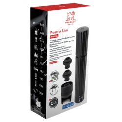 pompe conservation vin et effervescent double fonction avec packaging