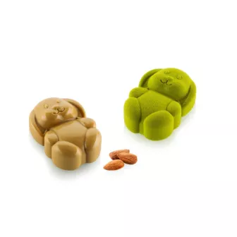 moule silicone lapins pour chocolat ou pâtisserie