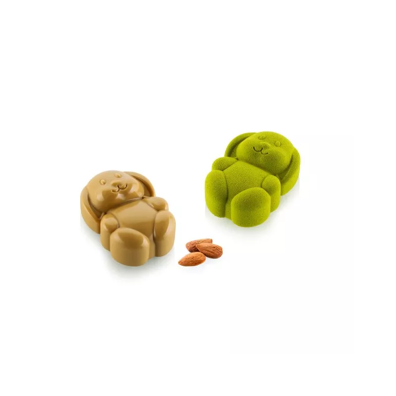 moule silicone lapins pour chocolat ou pâtisserie