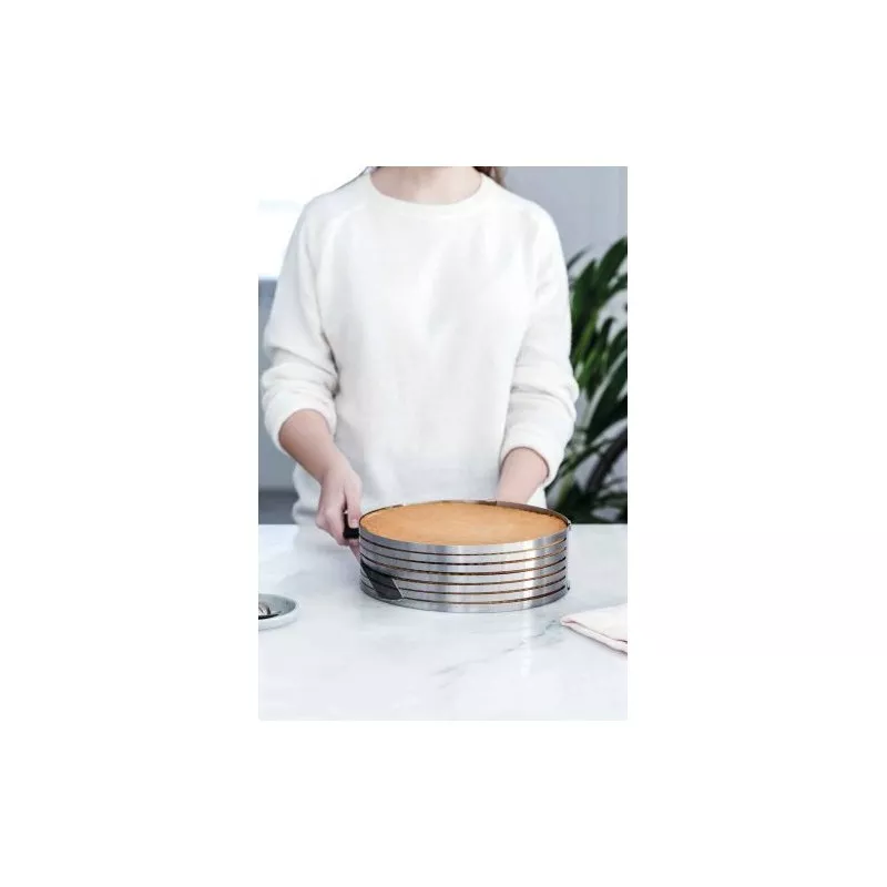 Découpeurs à gâteaux set 3‑en‑1 inox pâtisserie