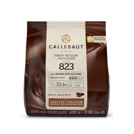 Chocolat au lait Callebault - 33.6%, qualité belge